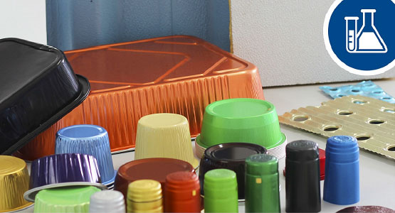 Lámina de aluminio recubierta